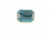 5.34ct Teal Blue Emerald cut Sapphire