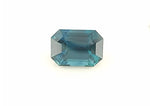 5.34ct Teal Blue Emerald cut Sapphire