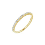 0.2ctw Curated Essential Diamond Bead Set Band