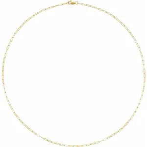Paper Clip Chain Necklace