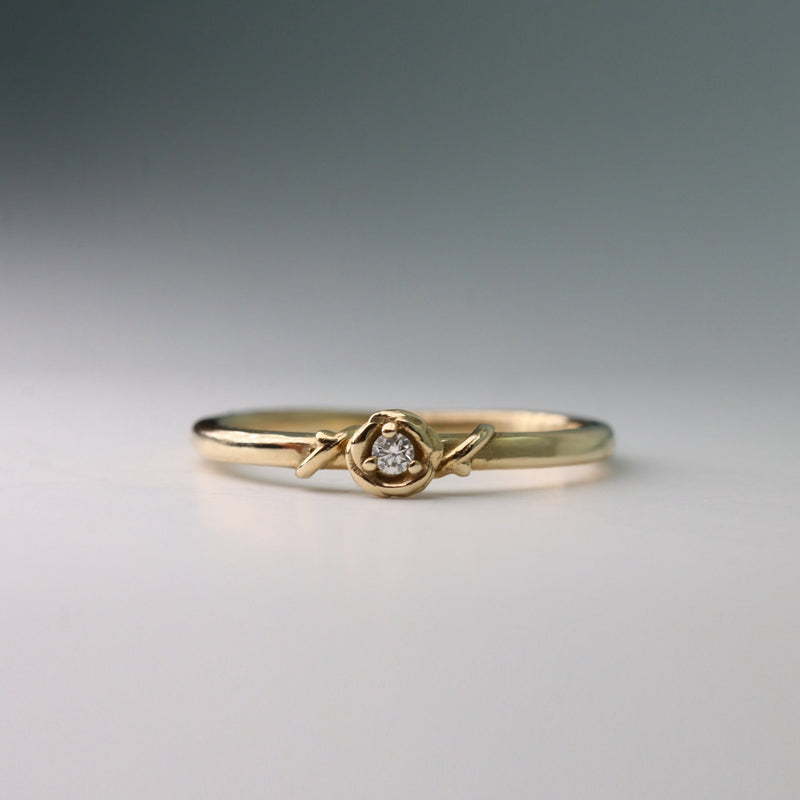 Baby Rose Diamond Ring Size 5-7