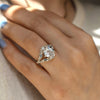 Bay Leaf Diamond Engagement Ring