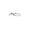 Bay Leaf band set with montana sapphire