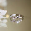Bay Leaf Stackable Diamond Band