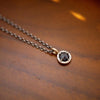 'Stella' Black Rose-Cut Diamond Pendant