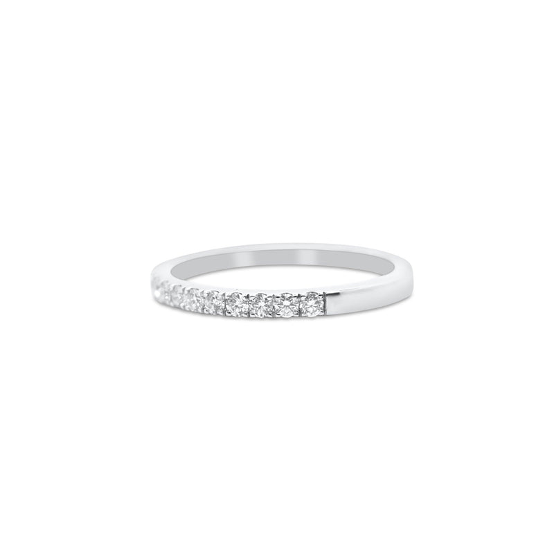 French Pave Diamond Band