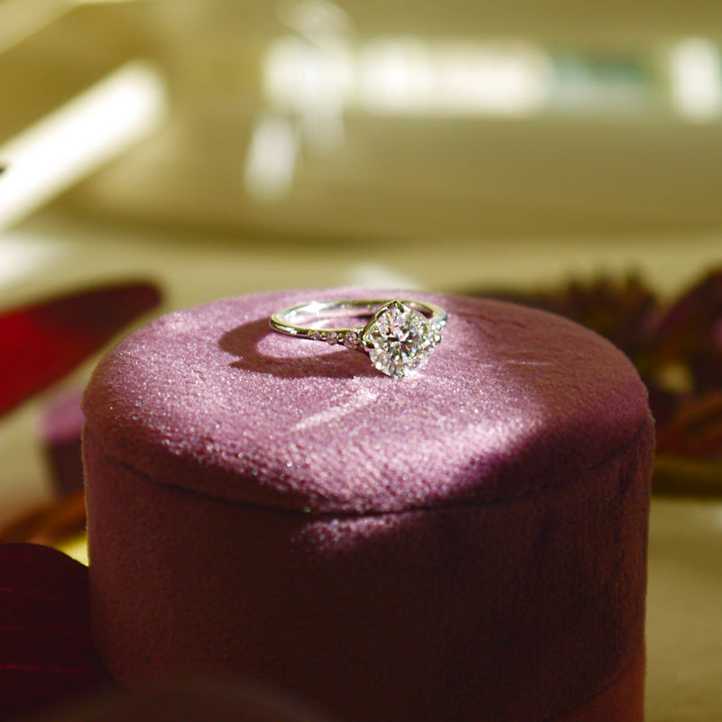 Solitaire Engagement Ring Custom Made