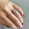 Cora Rose Cut Halo Ring Size 6.25