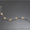 Raw Beauty Square Diamond Gold Bracelet