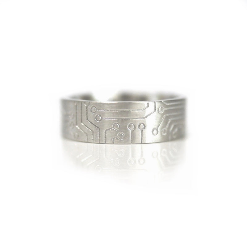 'Circuit Board' Ring