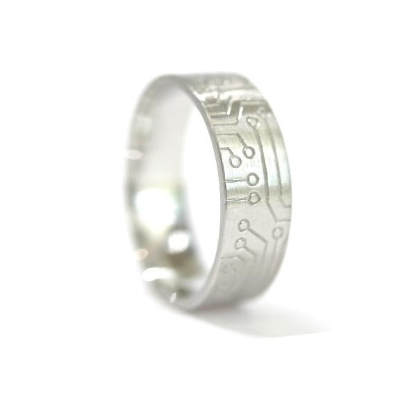 'Circuit Board' Ring