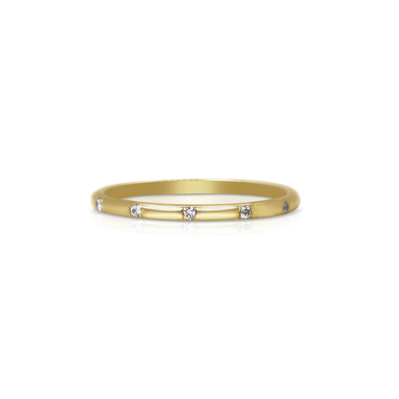 Diamond Dotted Stacking Band