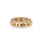 Deco Diamond Eternity Band