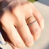 Embrace Curved Gold Band