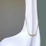 Five Rose cut Diamond Necklace - LEL JEWELRY