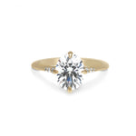 Gina Solitaire Oval Diamond Engagement Ring