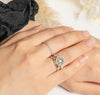 Cora Rose Cut Halo Ring Size 6.25