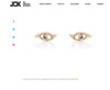'Golden Eye' Beaded Stud Earrings