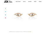 'Golden Eye' Beaded Stud Earrings