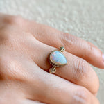 Rose Vine Australian Opal Ring 
