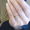 Kate Three Stone White Diamond Ring