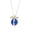 Put a Bow on It - Lapis Necklace