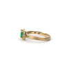 Laurel Oval Emerald Ring