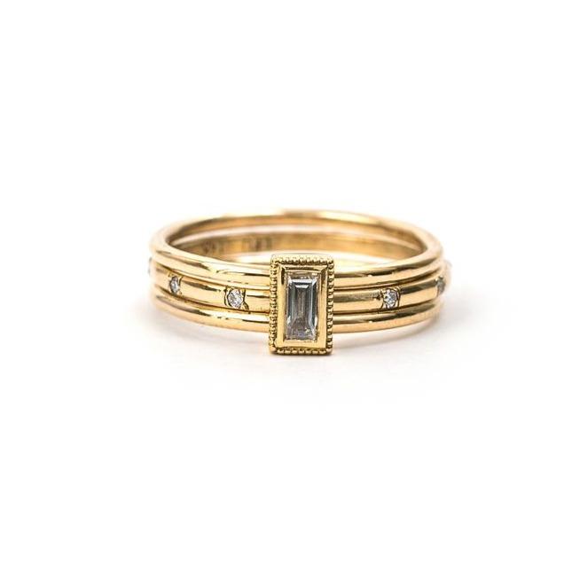 Rev Starstruck Baguette Diamond Band Size 5.75-6