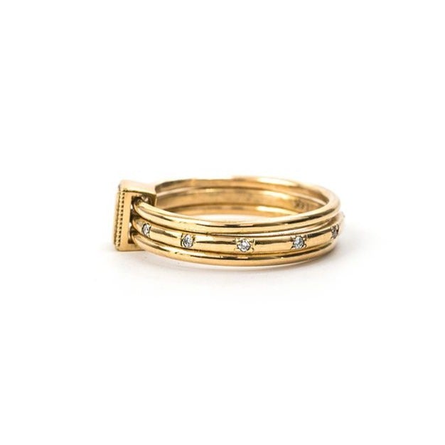 Starstruck Ruby Baguette Diamond Band