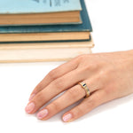 Rev Trinity Blue Sapphire Band