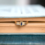 Rev Trinity Blue Sapphire Band