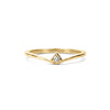 Shield Diamond Ring