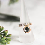 Shield Diamond Ring