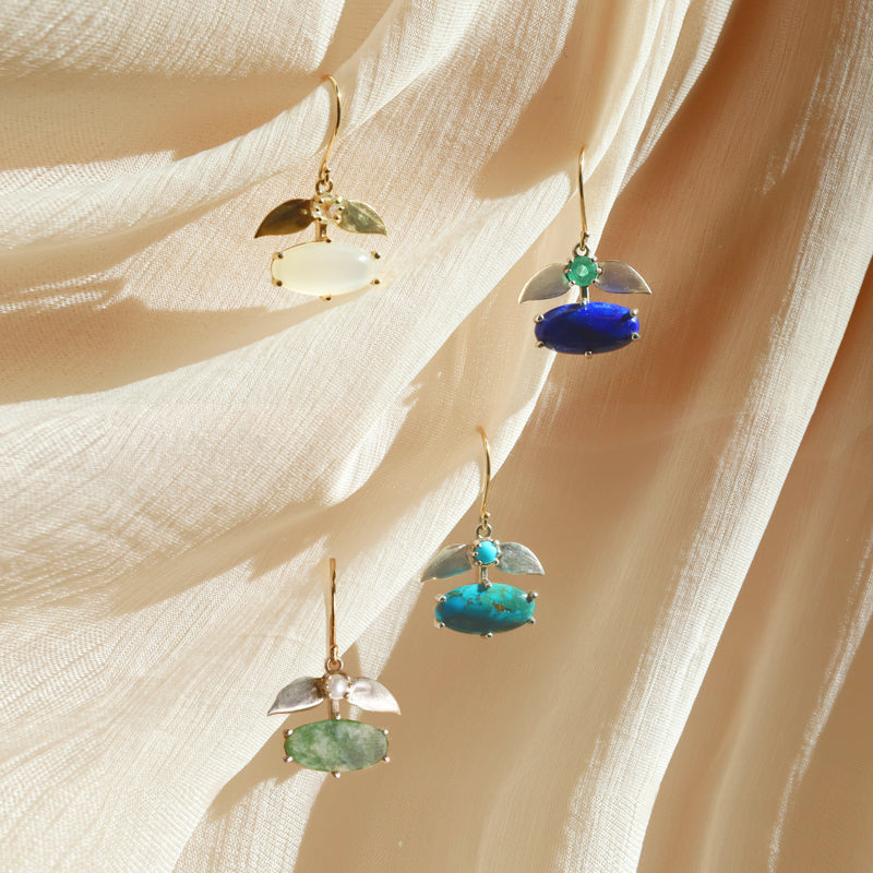 Laurel Turquoise Dangle Earrings