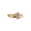 Leaf and Branch Diamond Gold Ring