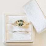 Freya 2.06ct Color-Changing Sapphire Diamond Ring