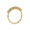 Marigold five stone champagne diamond ring by Ellie Lee Fine Jewelry