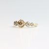 Marigold Five Graduated Champagne Diamond Ring Size 6 Ready to Ship