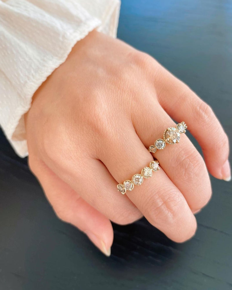 21 Simple Engagement Rings For Girls Who Love Classic | Simple engagement  rings, Vintage engagement rings, Diamond wedding bands