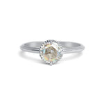 Marigold Solitaire Rose Cut Diamond Ring