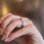 French Pave Diamond Band