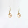 Gold Pearl Drop Earrings