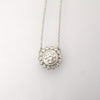 Platinum Flower Diamond Necklace - LEL JEWELRY
