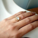 Regency Six Prong Oval Diamond Engagement Ring