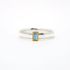 Rev Two Tone Silver and Gold Rolling Ring