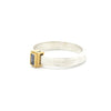 Rev Gold and silver Rustic Rolling Ring
