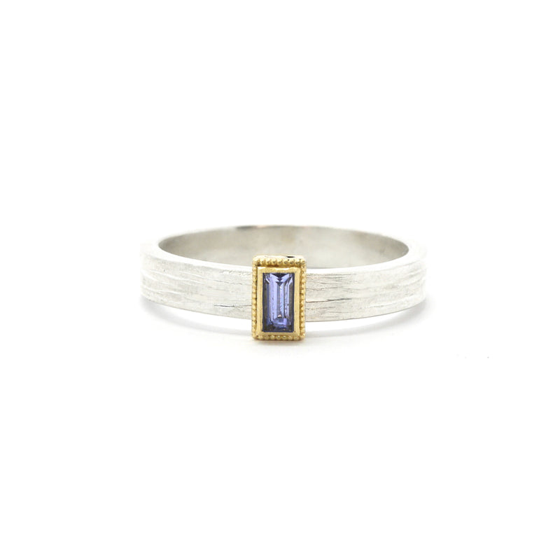 Rev Gold and silver Rustic Rolling Ring