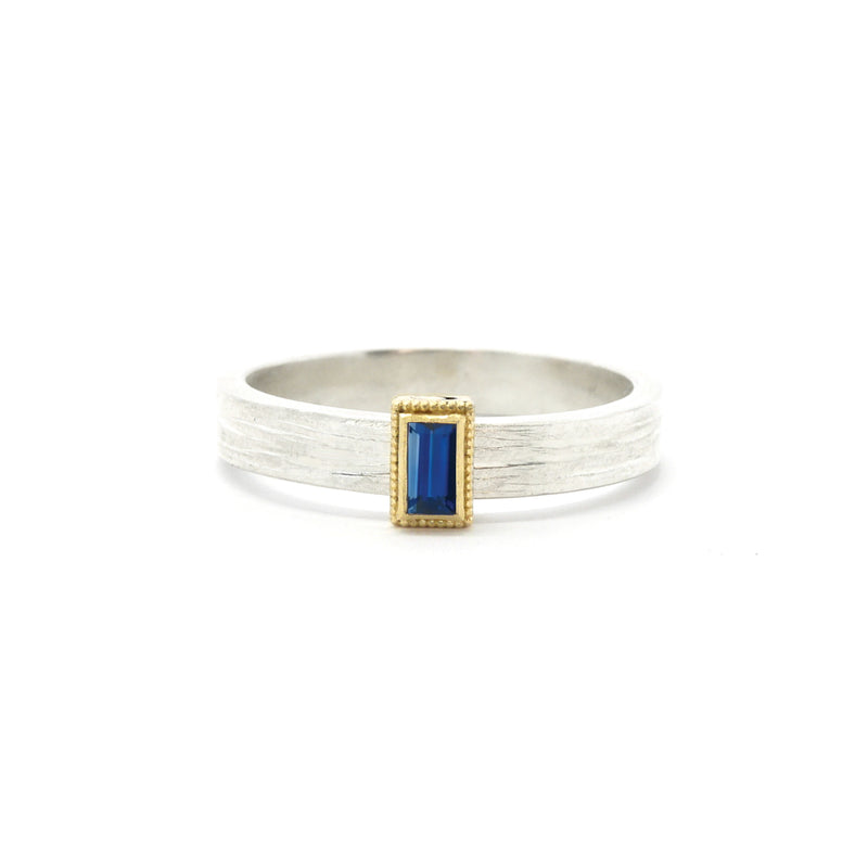 Rev Gold and silver Rustic Rolling Ring