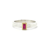 Rev Gold and silver Rustic Rolling Ring