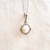 Reversible Diamond Pearl Pendant - LEL JEWELRY